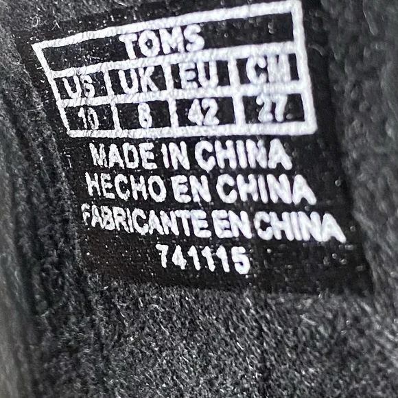 Toms Clog Wood Heel Black Leather Women size 10 - Picture 9 of 11